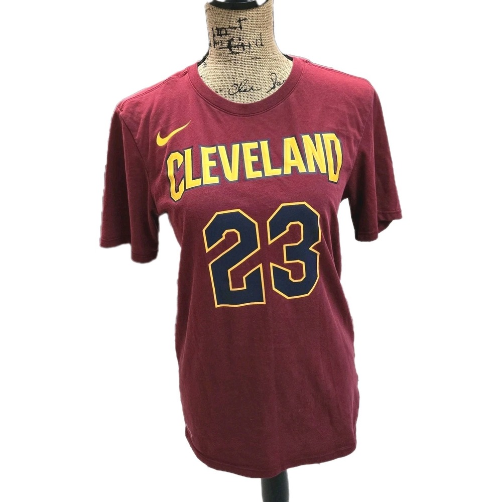 The Nike Tee Lebron James #23 Cleveland Cavaliers NBA Dri-Fit Women's S EUC